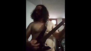 nicola deidda naked playing guitar 8