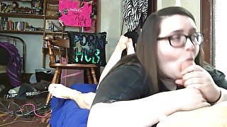 Nerdy Sbbw Teenager Rolls Her Eyes Backwards While I - Teaser Video