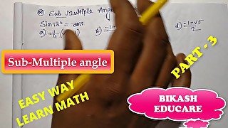 Sub Multiple Angles Class 11 math Prove this math Slove By Bikash Educare Part 3