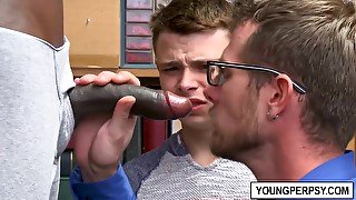 Little Twink Double Anal Fucked By His Dad And