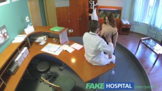 FakeHospital Busty new staff member sucking and fucking for job