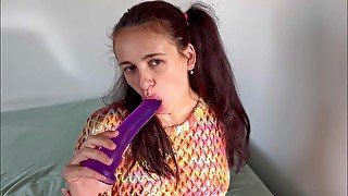 A Pregnant Slut Jerks Off Her Ass With Toys And Then Allowed Me To Shove My Dick Into Anal