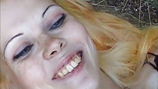 Hot teen fucked in nature