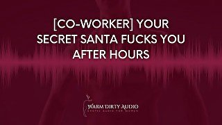 [Co-worker] Your Secret Santa Fucks you after hours [Dirty Talk, Erotic Audio for Women]