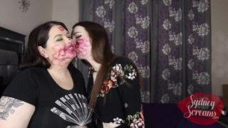 Red Lipstick Fetish Kissing, Marking & Smearing with Brooke Johnson - PREVIEW - Sydney Screams