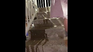 Raining Pee Down The Stairs