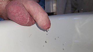 Pissing in super slow motion