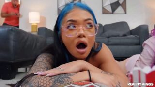 Horny Tattooed Cutie (Maddy May) Seduces Her Boyfriend's Brother (Scott Nails)