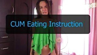 CUM Eating Instruction