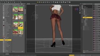 Affect3D Tutorial Series: Daz3D Clothing and Posing Tweaks