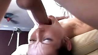 Skinny teen ends up fucked after BJ