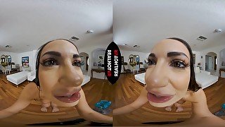 POV VR solo masturbation with Sofi