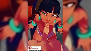 Chel Do Amazing Blowjob And Getting Cum In House  Best The Road To El Dorado Hentai 4k 60fps