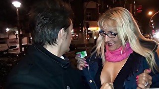 Busty blonde Lana Vegas gets a hard cock between her tits