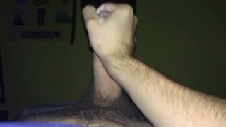 Stroking my cock till I cum