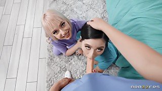 Hot Nurses Get Gooey - Jazlyn Ray And Jasmine Wilde