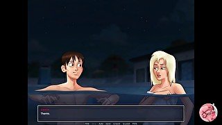 Summertime saga #44 - Swimming naked with a schoolmate - Gameplay