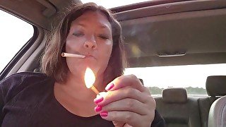 Smoking In My Car at Sunset with Dirty Talk