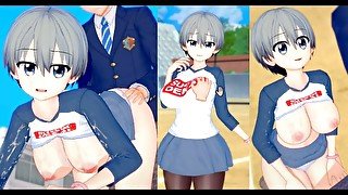 【エロゲーコイカツ！】宇崎ちゃん 宇崎花3DCG巨乳アニメ動画[Hentai Game Koikatsu! Uzaki Chan Hana Uzaki (Anime 3DCG Video)]