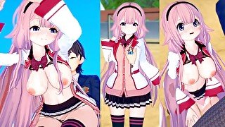 【エロゲーコイカツ！】VTuber 周央サンゴ3DCG巨乳アニメ動画(バーチャルYoutuber)[Hentai Game Koikatsu! Suo Sango(Anime 3DCG Video)]