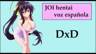 Audio JOI hentai con Akeno de DxD. Ella se rie de tu pene.