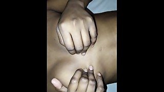 Indian bhabhi cheating his husband in oyo hotel room with Hindi Audio Part 6