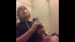 emo boy has a nice orgasm