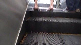 Subtitled Japanese public blowjob and streaking in train