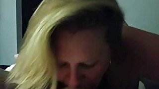 My wife facialized after rim and blowjob