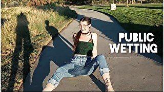 Desperation! Peed my pants in public💦