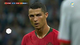 Cristiano Ronaldo Portugal vs España Mundial 2018