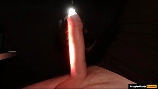 More solo cock sounding with the led stick :)