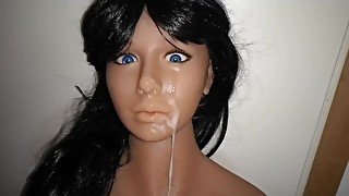 Blowjob Sexdoll Got Coverd With Cum