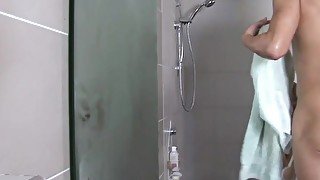 Girls Out West - Aussie couple takes a shower and fucks