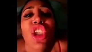 Indian baby swalling cum