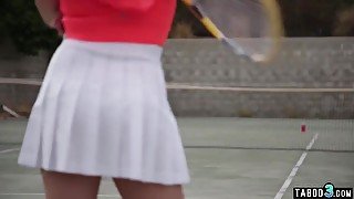 Alison Ray - teen 18+ Fucked By A Tennis Racket An