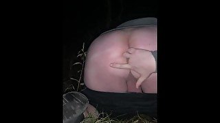 18 year old spreads his ass for you in the woods