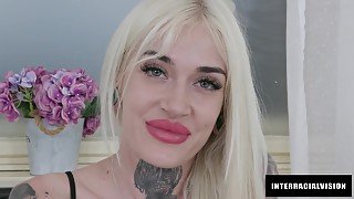 Tatted Blow Up Doll Looking Chick Bbc Destroyed - Sasha Anime