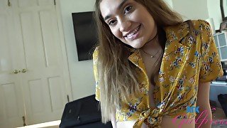 Amazing GF Plays With Cock