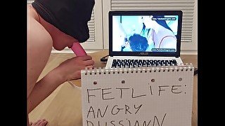 Cock sucking training for FetLife: AngryRussianN