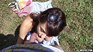 Suzy Rainbow in Hungarian Hottie Pounded Outdoors - PublicPickups