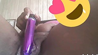 Fucking my pussy with toy