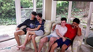 NastyTwinks - Bottom Traders - Hot twinks fuck raw, trading bottoms, facial