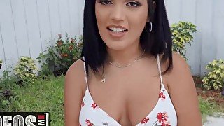 MOFOS - Big tit Latina Alina Belle sucks cock POV