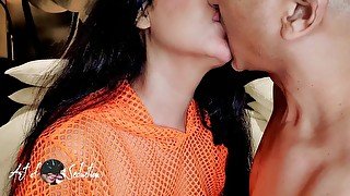 Real Couple Intense Passionate Kissing Leads To Passionate Sex