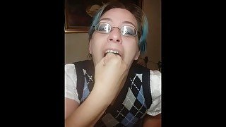 Ravenclaw are a little nutty... wanna see what I can fit in my mouth?