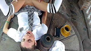 Stepfather Fucks Me On The Table And Cum Inside - Huge Creampie For Naughty 21 Min - Teaser Video