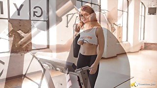 Katie Louise in Fit In No Time - DownblouseJerk