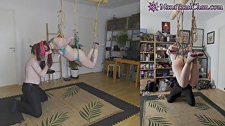 Wedgie Suspension Pussy Spanked To Bound Orgasms - Preview