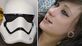 Well Hung Stormtrooper Inflicts Brain Damage with Rough Anal Fucking '